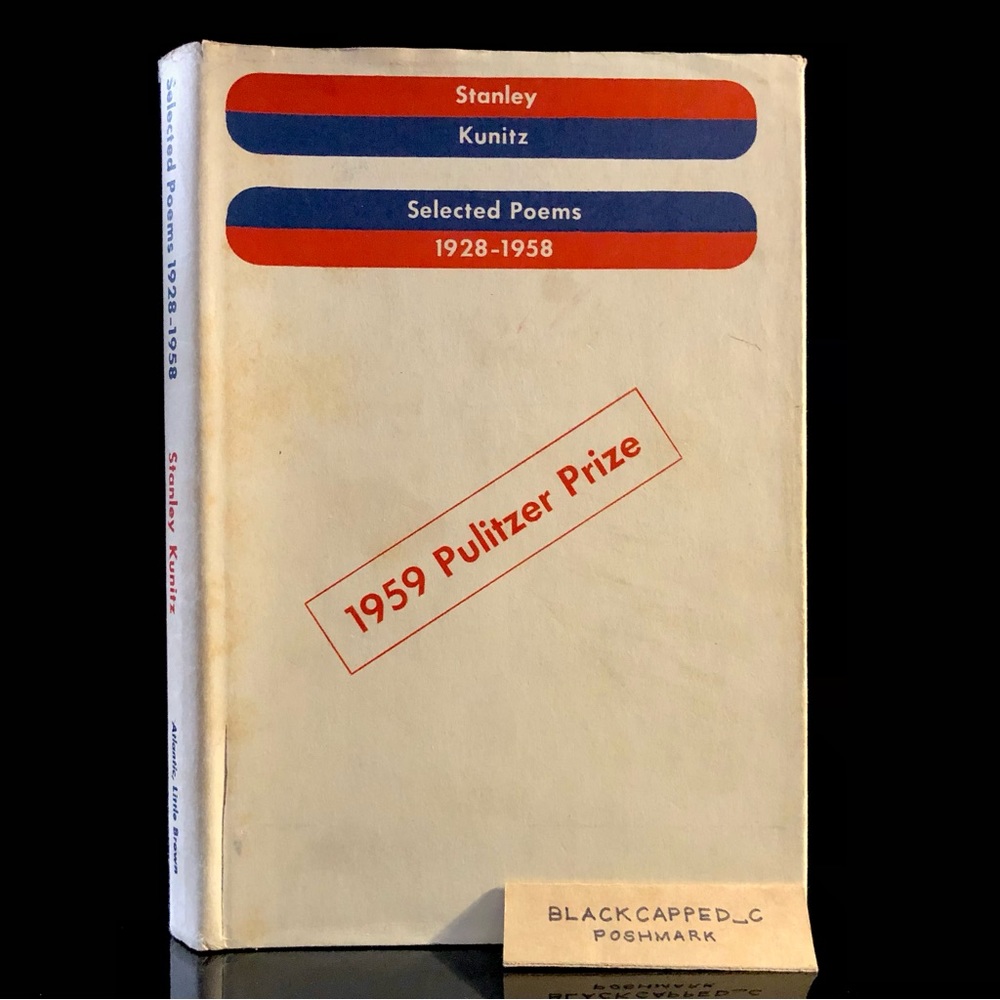 Book Pulitzer Prize 1959 HB Poetry Stanley Kunitz VTG Poems